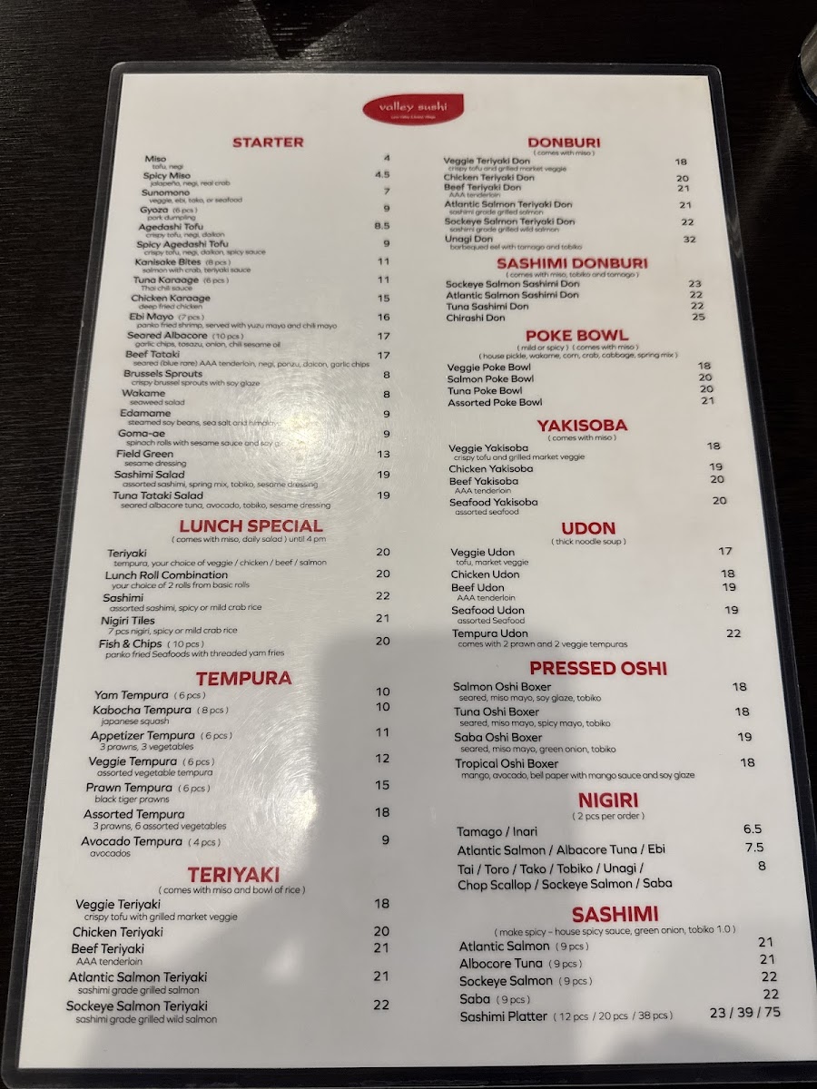 Menu Valley Sushi-5